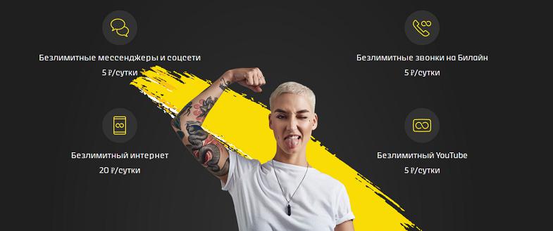 Преимущества тарифа Билайн "Связь Z"