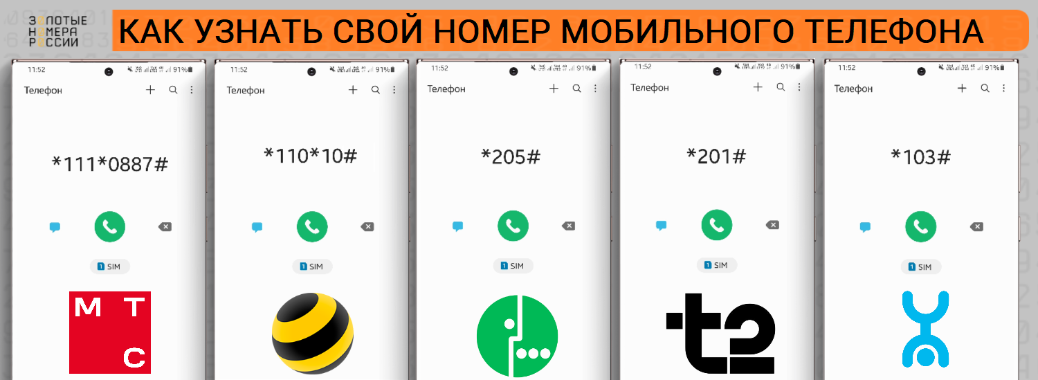 Как узнать свой номер телефона на планшете